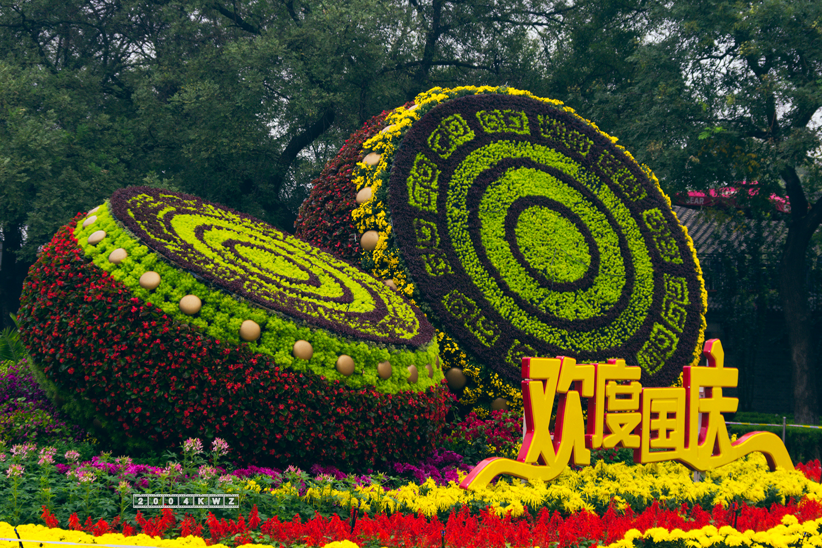 十一国庆假期拍的花坛,与大家分享.