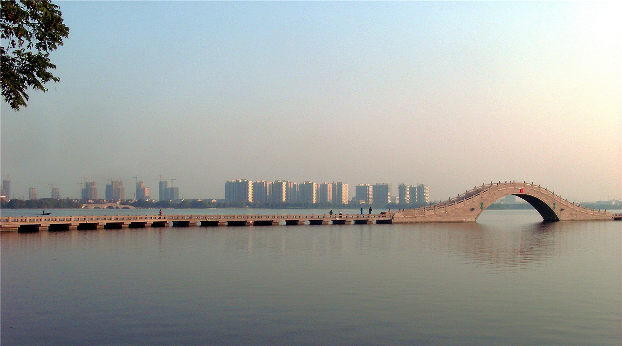 绍兴瓜渚湖风景