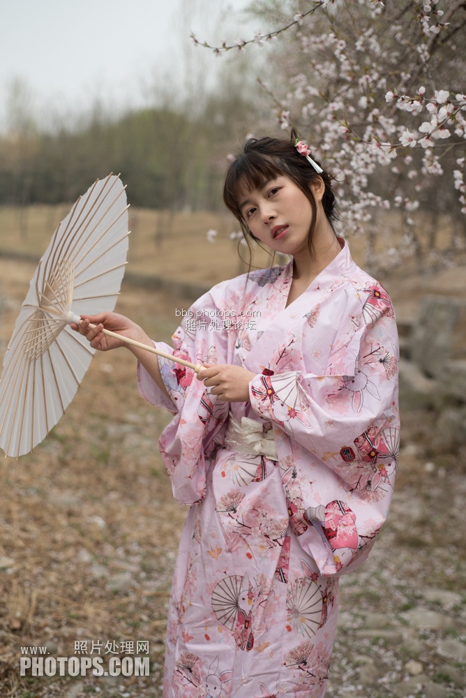 1张日本和服美女人像raw原图素材下载 nikon d750