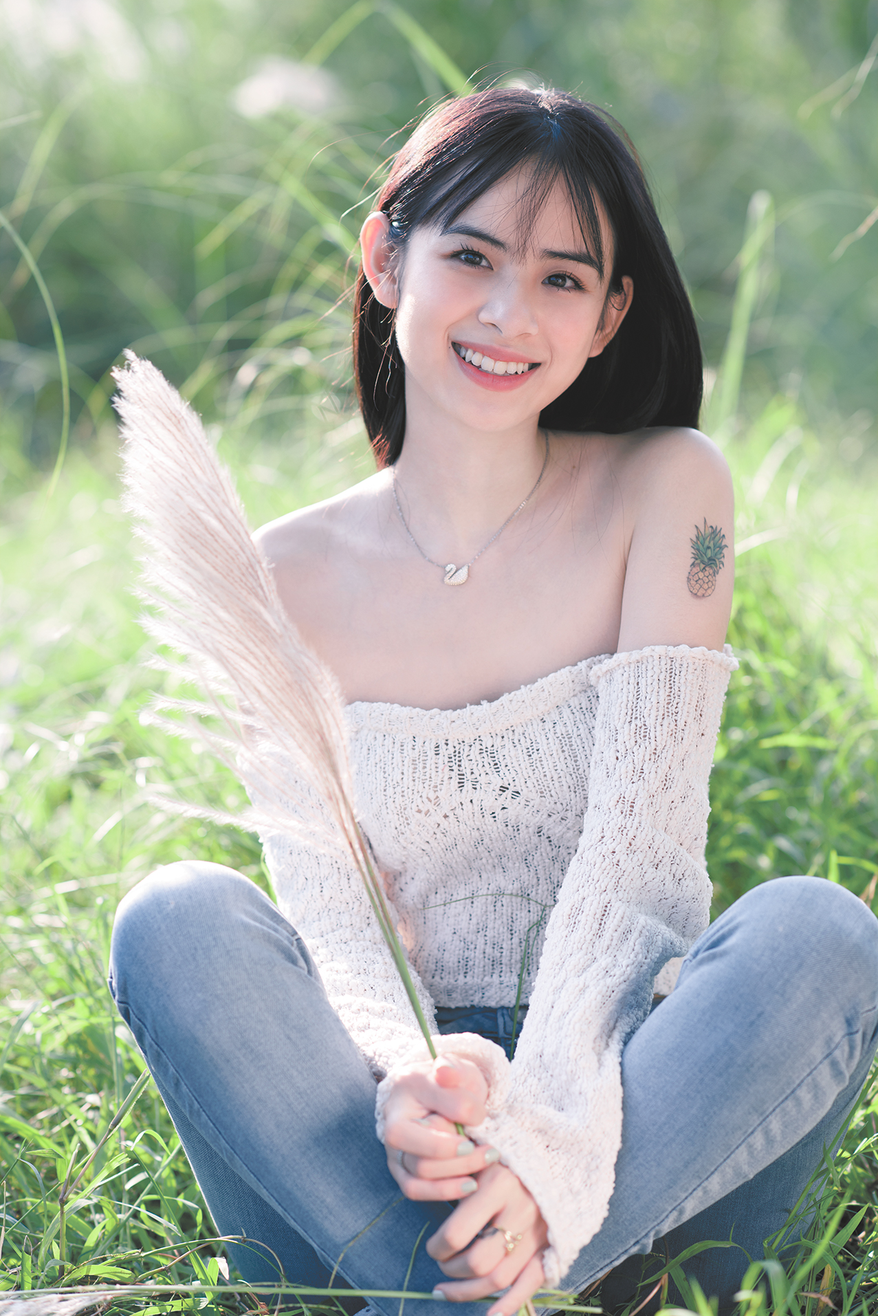 调色练习：菠萝妹 人物色调 Lightroom摄影photoshop后期